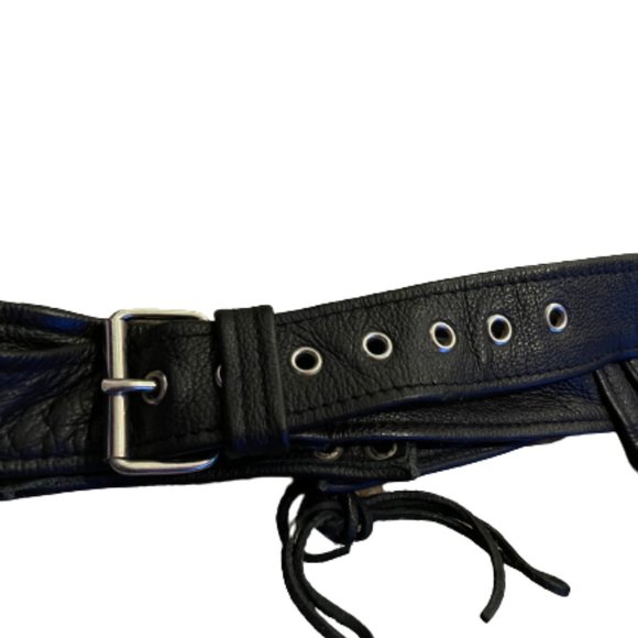 FMC Nomad Unisex Motorcycle Leather Chaps - Size 2X - Picture 10 of 13